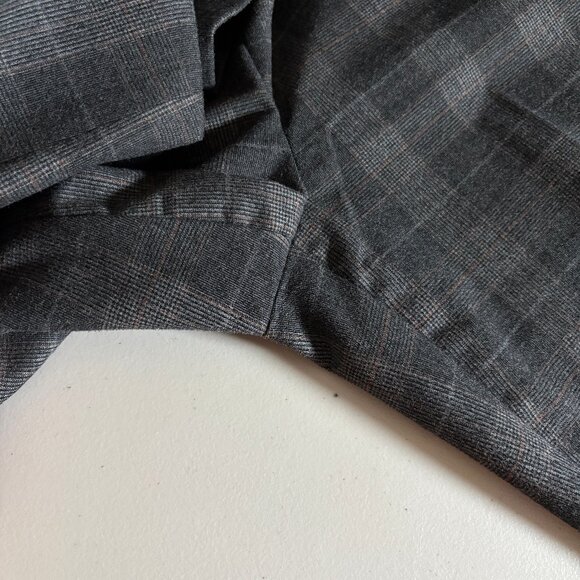 Babaton Aritzia Plaid Jimmy Pants Trousers - Women's Size L - Gray - Picture 6 of 7
